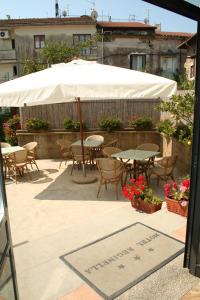 Patio nebo venkovní prostory v ubytování Hotel Reginella