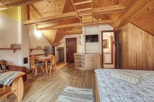 TV a/nebo společenská místnost v ubytování ZET - Penzion & Wellness