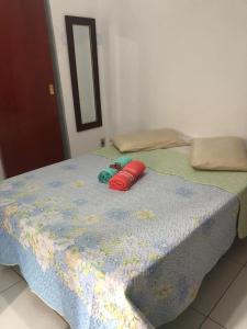 Łóżko lub łóżka w pokoju w obiekcie Hostel Icaraí Inn