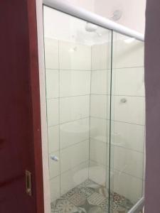 Phòng tắm tại Hostel Icaraí Inn