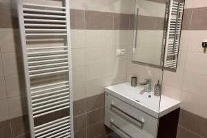 Een badkamer bij Apartman Centrum 302