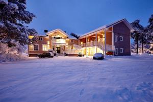Lapland Lodge v zimě