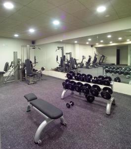 Posilňovňa alebo fitness centrum v ubytovaní Hotel Abades Nevada Palace