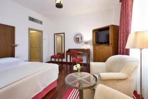 Postel nebo postele na pokoji v ubytování Parador de Limpias