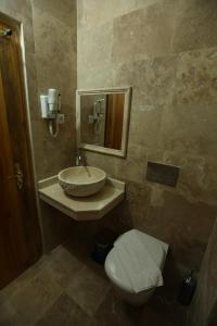 Koupelna v ubytování tulpar hotel