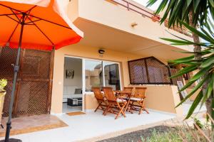 Patio alebo iná vonkajšia časť ubytovania SolApartment