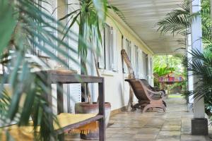 Patio nebo venkovní prostory v ubytování Tree Lodge Mauritius