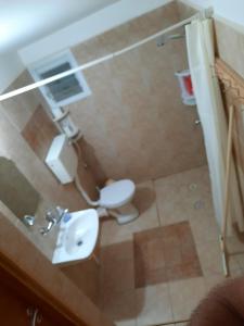 Koupelna v ubytování Sapir Apartment
