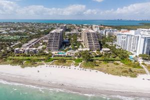 an aerial view of the beach at the resort at NEWLY REMODELED - Key Colony apartment in Miami