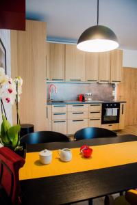 Kuchyňa alebo kuchynka v ubytovaní Apartmán PMR