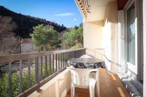 Μπαλκόνι ή βεράντα στο Locations appartements standing Amélie-les-bains
