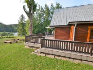 Zahrada ubytování Chalet in Kyjov near Kyjovská Dam
