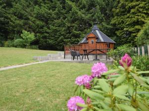 Zahrada ubytování Apartment in Vielsalm near Lake Views