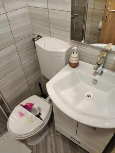Kúpeľňa v ubytovaní Apartments Poljanak