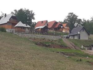 a group of houses on top of a hill at VILA ZORANA in Bajina Bašta