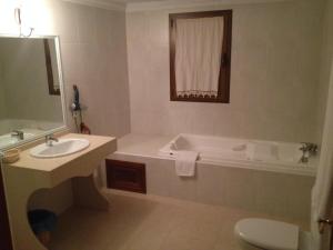 Koupelna v ubytování Hotel Las Fuentes