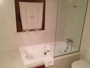 Koupelna v ubytování Hotel Las Fuentes