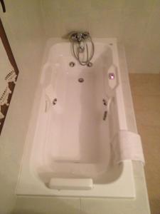 Koupelna v ubytování Hotel Las Fuentes
