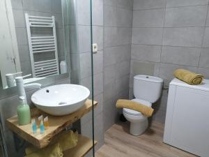 A bathroom at Apartamento El sarrio