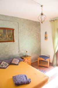 Ένα ή περισσότερα κρεβάτια σε δωμάτιο στο La flecha hostel