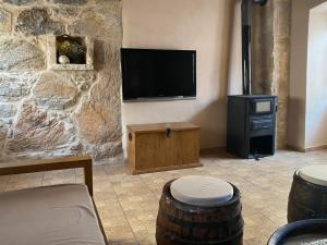 TV a/nebo společenská místnost v ubytování Holiday Home Hauser