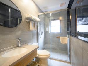 Koupelna v ubytování GreenTree Inn Henan Kaifeng Gulou Square Express hotel