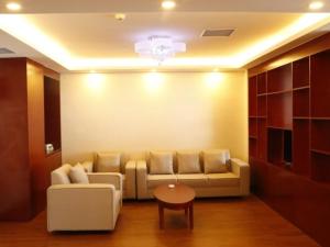 Posezení v ubytování Greentree Tangshan Nanhu Jindi Business Hotel
