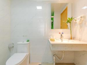 Koupelna v ubytování GreenTree Inn Hefei Shushan District Binhu Qiancheng Business Hotel