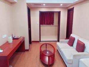 Posezení v ubytování GreenTree Alliance Anhui Chuzhou Middle Qingliu Road Qingliu Bridge Hotel