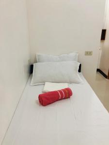 Ένα ή περισσότερα κρεβάτια σε δωμάτιο στο LR Hostel and Cafe