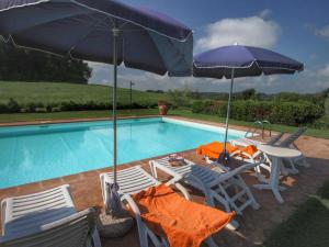 The swimming pool at or close to Farmhouse in Proceno with Pool Views