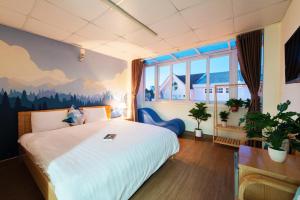 Postelja oz. postelje v sobi nastanitve Moc Thach Hostel Dalat