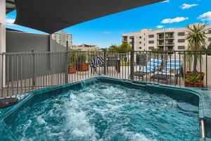Kolam renang di atau dekat dengan Dockside Apartments Mooloolaba