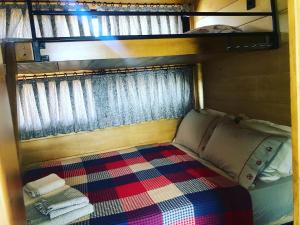 Postel nebo postele na pokoji v ubytování Tiny house kayaköy kumquat + 9 fotografií