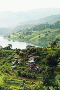 Un paisaje natural cerca de la casa de huéspedes