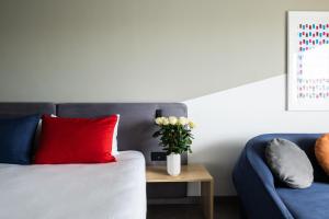 Χώρος καθιστικού στο Cavalieri Art Hotel