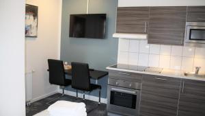 Köök või kööginurk majutusasutuses ApartHotel Faber
