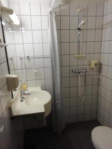 Koupelna v ubytování Kirkenes Hotell