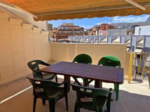 Balkon lub taras w obiekcie Apartamento Benidorm II