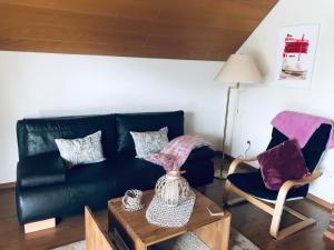 Posezení v ubytování Ferienwohnung Poczewski