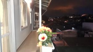 Balkón nebo terasa v ubytování Dang Nguyen Guesthouse