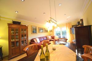 Køkken eller tekøkken på Grosses-Reethaus-Sanddorn