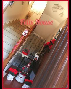 A seating area at Felix House