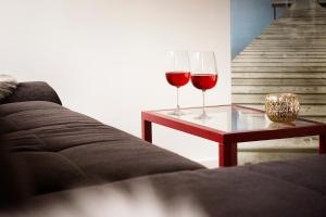 Posezení v ubytování Ferienwohnung Lisa