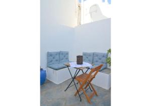 A seating area at Tsakonas Plakes Studios