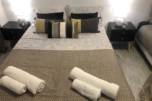 Katil atau katil-katil dalam bilik di Appartement Residencia Playaquebrada