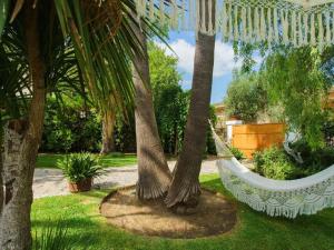 A garden outside Rustic House in Mancor with Pool