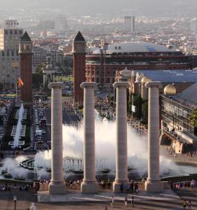 Výhľad na mesto Barcelona alebo výhľad na mesto priamo z apartmánu