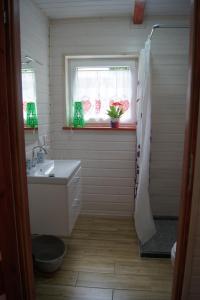 Kúpeľňa v ubytovaní Grzywaczówka
