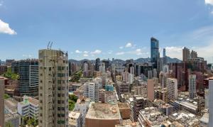 Linna Hongkong üldine vaade või majutusasutusest Hotel 1936 pildistatud vaade
